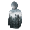 MEN’S HOODIE (COLORADO) - FORREST OMBRE (WINTER IN THE MOUNTAIN) - sewing set XS