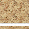 BEIGE / FLOWERS - tkanina bawełniana