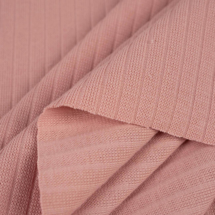 ROSE QUARTZ - Thin ribbed knit