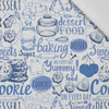 CONFECTIONER (HOBBIES AND JOBS) - classic blue/ acid -  Cotton woven fabric