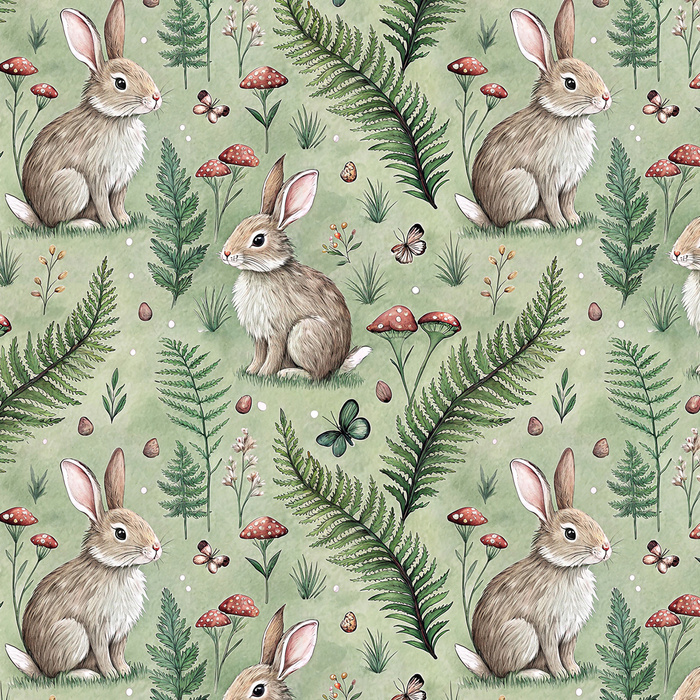 HAPPY BUNNY WZ. 8 - Slub Weave