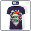 MEN’S T-SHIRT - GREEN SANTA - single jersey XXXL