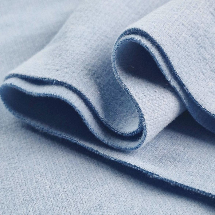 Brushed Sweater Knit - LIGHT BLUE/ BABY BLUE 