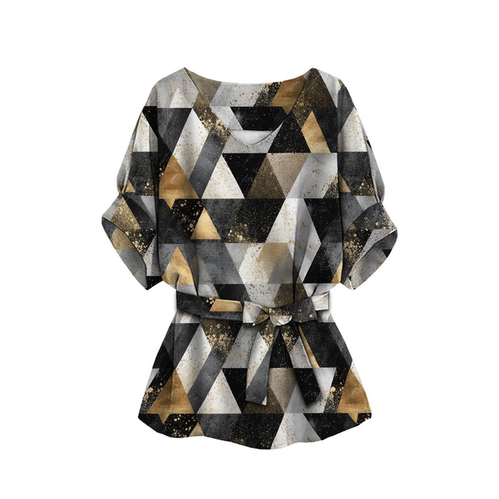 KIMONO BLOUSE - GEOMETRIC pat. 5 - sewing set