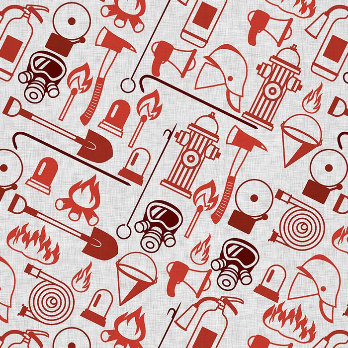 FIRE BRIGADE (HOBBIES AND JOBS) - red