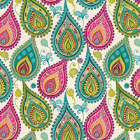 PAISLEY wz.11 - looped knit fabric