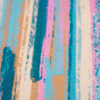 RAINBOW VERTICAL BELTS - looped knit fabric