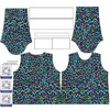 BLUZA DAMSKA (HANA) BASIC - NEONOWY LAMPART WZ. 3 - dzianina pętelkowa - S
