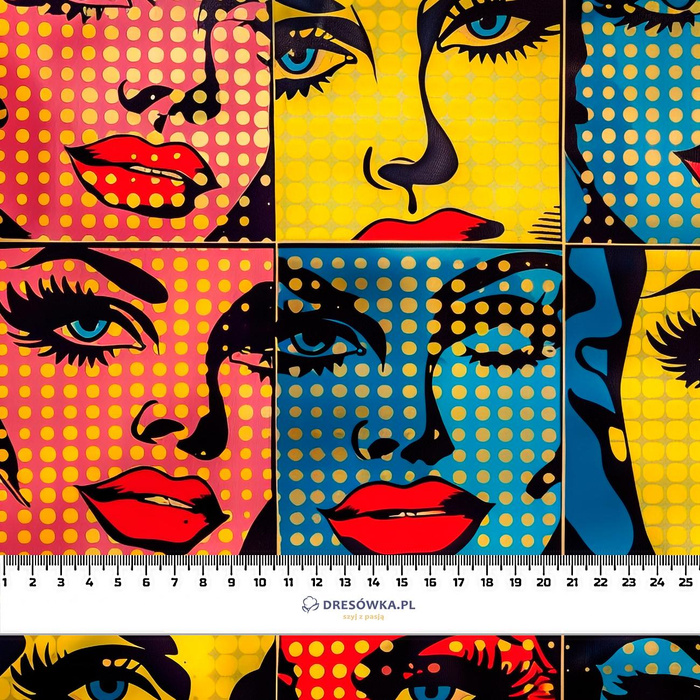 RETRO COMICS M.10 - Lycra 300g