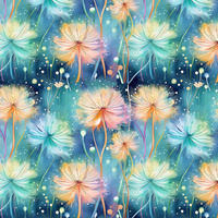 PASTEL FLOWERS WZ.10 - Single Jersey