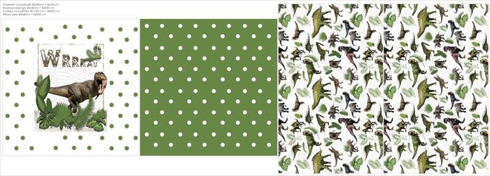 OZDOBNÉ POLŠTÁŘE - DINO ROSTLINY