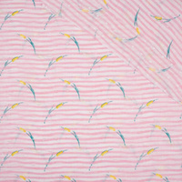 SWEET FLAG / pink - Cotton batiste with knots
