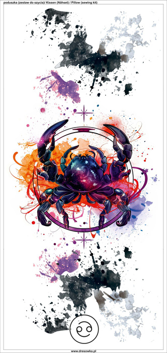 PILLOW 45X45 - CANCER - sewing set