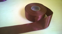 Satin Ribbon, width 38 mm BROWN