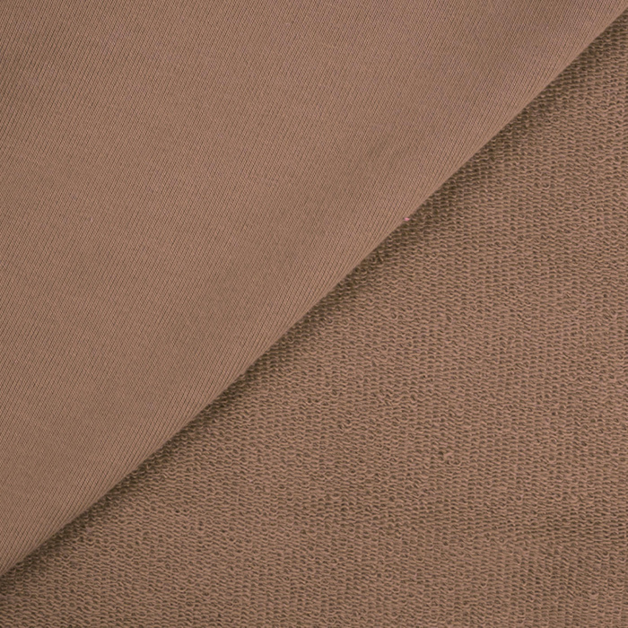 D-071-CHESTNUT - thick looped knit 290g