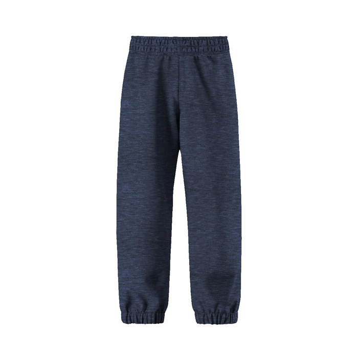 CHILDREN'S SOFTSHELL TROUSERS (YETI) - MELANGE NAVY - sewing set (122/128)