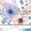 FLOWERS wz.12 - Mušelín bavlněný