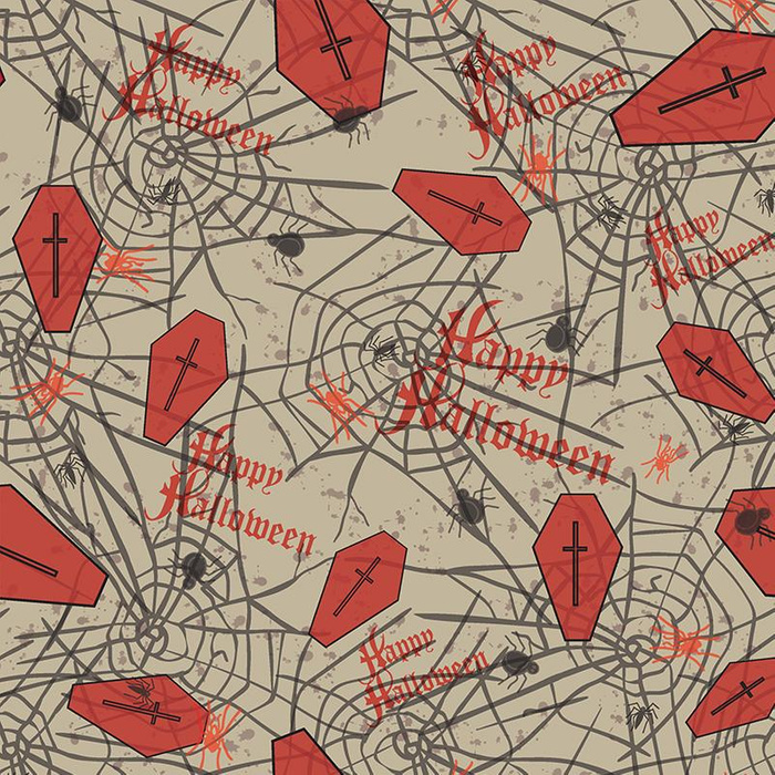 HALLOWEEN WEB COFFINS