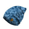 "Beanie" cap - PIXELS pat. 2 / blue 48-50