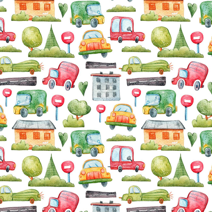 IN THE CITY PAT. 1 (CITY WORLD) - quick-drying woven fabric