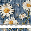 DAISIES DENIM IMITATION VZ. 3 - tkanina bawełniana
