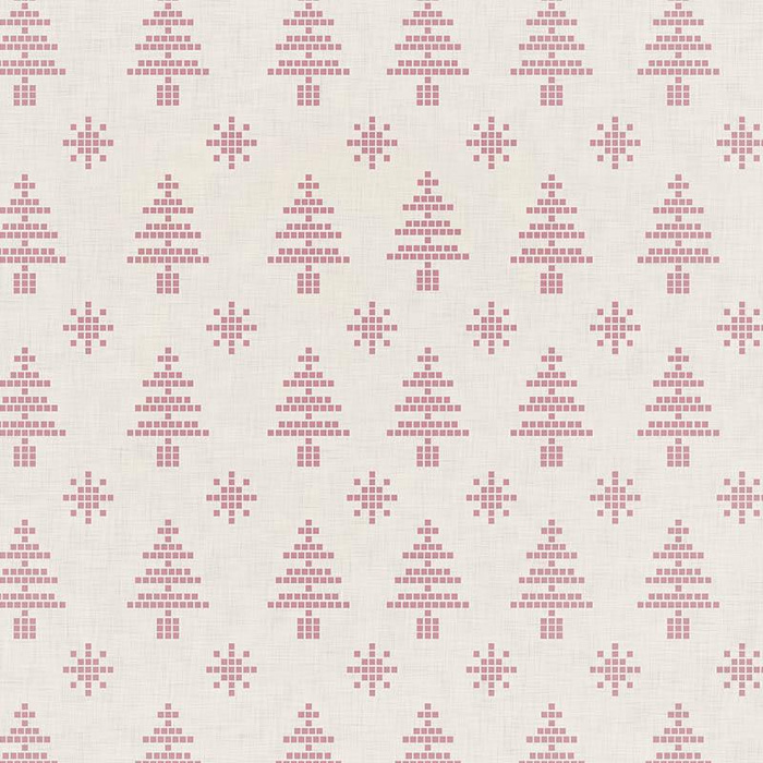 CHRISTMAS TREES AND SNOWFLAKES / (acid) ecru (NORWEGIAN PATTERNS) - looped knit fabric