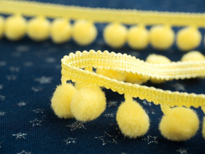 Pom Pom Trim PA18 - LIGHT YELOW