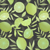 LIMES / graphite - Waterproof woven fabric