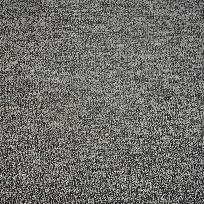 100CM Bawełniana dzianina drapana z elastanem - MELANŻ GRAFITOWY (D-08)