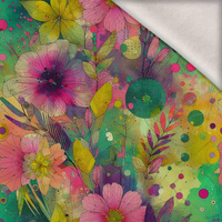 FLORAL REVERIE WZ. 11 - dzianina drapana z elastanem ITY