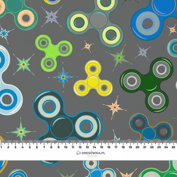 SPINNERS / grey  - lycra 300g