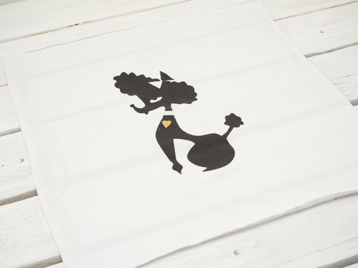 POODLE "S" / B-00 white / MINIMAL - panel single jersey TE210