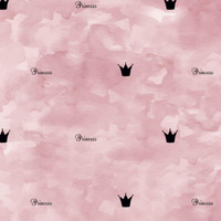 PRINCESS (minimal) / CAMOUFLAGE pat. 2 (rose quartz) - Cotton woven fabric