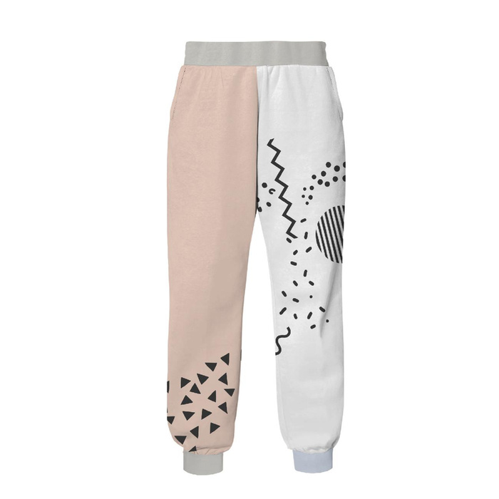 WOMEN'S JOGGERS (NOEMI) - COLOR BLOCK pat. 3 - sewing set L