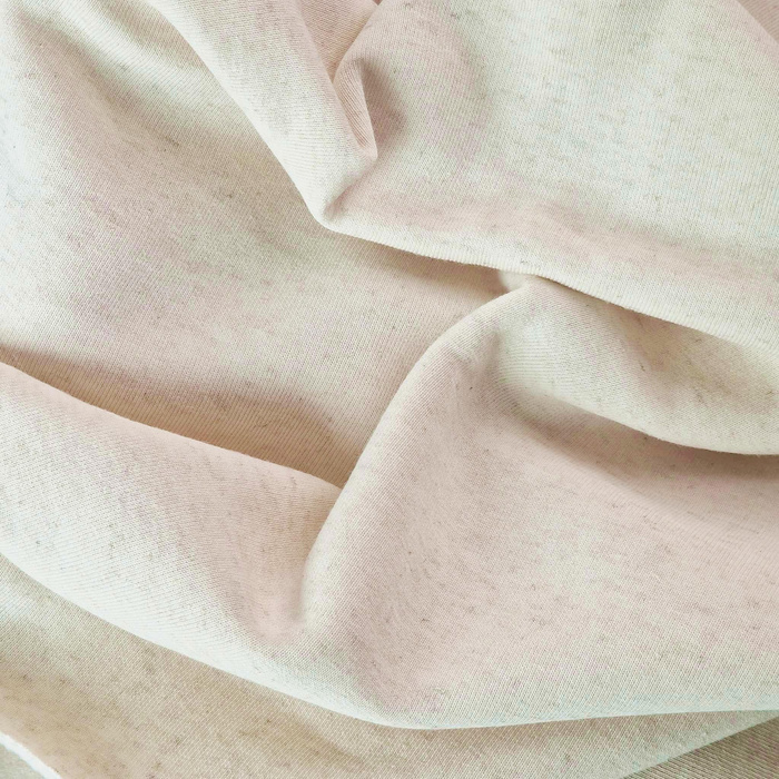 Gruba dresówka drapana D300 - MELANŻ BEŻOWY (BEIGE melange)