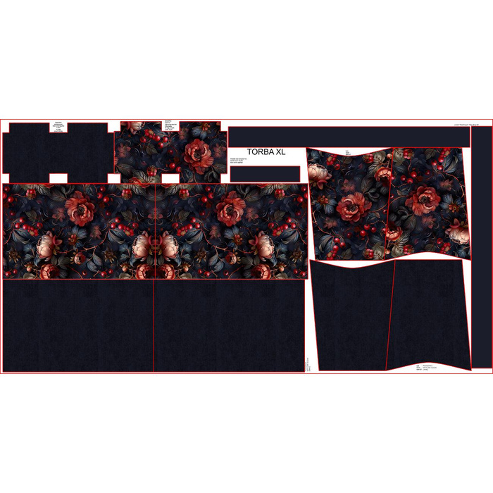 Torba XL z saszetką 2 w 1 - GOTHIC wz.1 - zestaw do uszycia