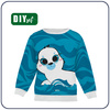 CHILDREN'S (NOE) SWEATSHIRT - SEAL RENIA - looped knit fabric (110/116)