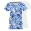 DÁMSKÉ TRIČKO - ZEBRY (CLASSIC BLUE) - single jersey XL