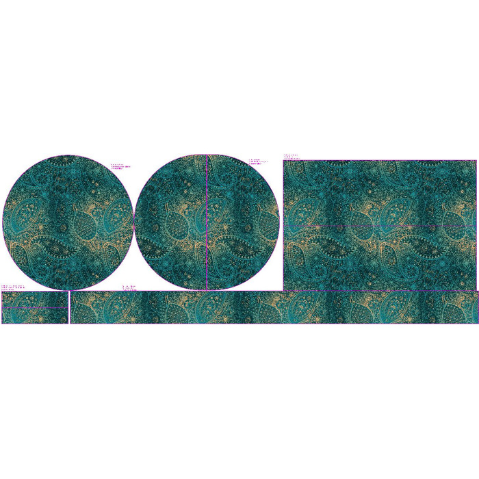 DECORATIVE CUSHION - MEHNDI 2.0 - sewing set