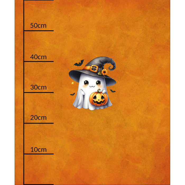 GHOST CUTE HALLOWEEN WZ. 3 - panel (60cm x 50cm) looped knit