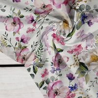 PASTEL FLOWERS WZ. 21 - Krepa