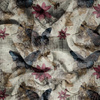 Butterfly & Flowers wz.14 - Cotton muslin