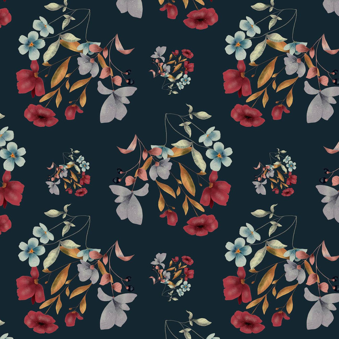 DARK FLOWERS (INTO THE WOODS) - Thermo lycra