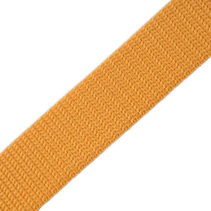 Webbing tape - mustard / Choice of sizes