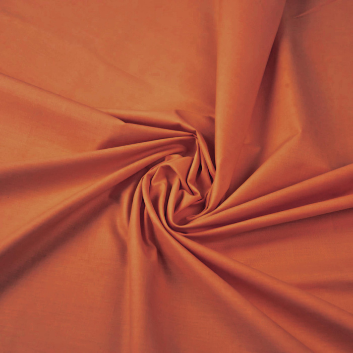 Tkanina bawełniana - CEGLANY (DARK ORANGE)