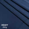 T-Shirt Jersey HEAVY 260 g/m² aus 100% Baumwolle - MARINEBLAU