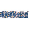Bluzka hiszpanka (SARA) - DAISIES DENIM IMITATION WZ. 2 - zestaw do uszycia 122-128