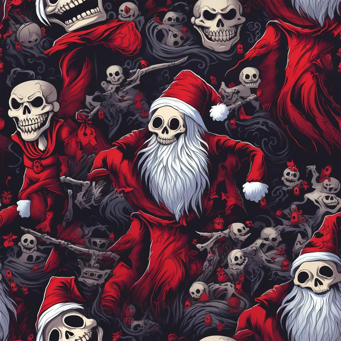 SCARY CHRISTMAS - brushed knitwear with elastane ITY