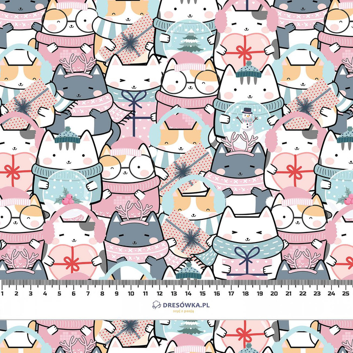 WINTER CATS WZ. 2 - Baumwoll Webware