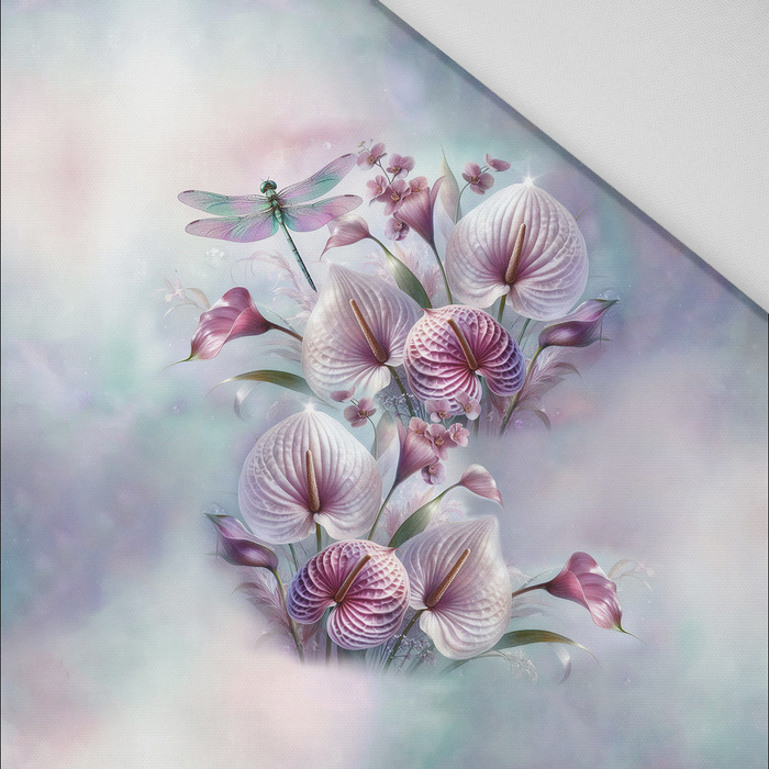 PASTEL BLOOM WZ. 4 - panel (60cm x 50cm) Panama 220g